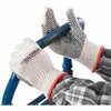 Global Industrial PVC Dot Knit Gloves, Single-Sided, Black, Small, 1-Dozen 708352S